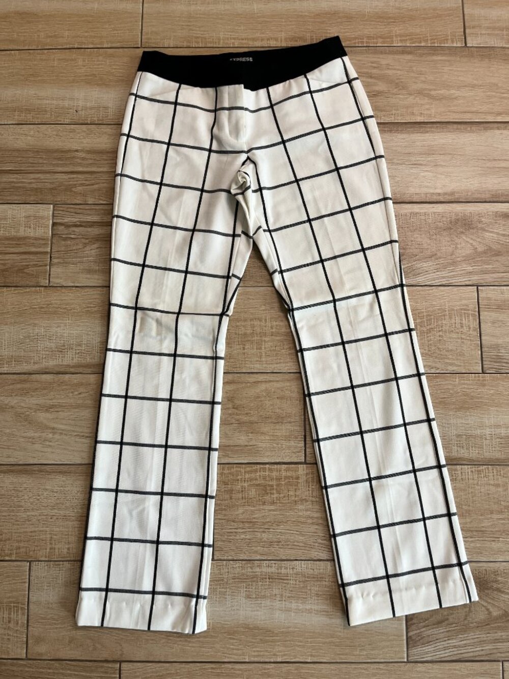 Womens Bundle of 2 Stripe/Checkered Dress Pants - 4 - Picture 7 of 12